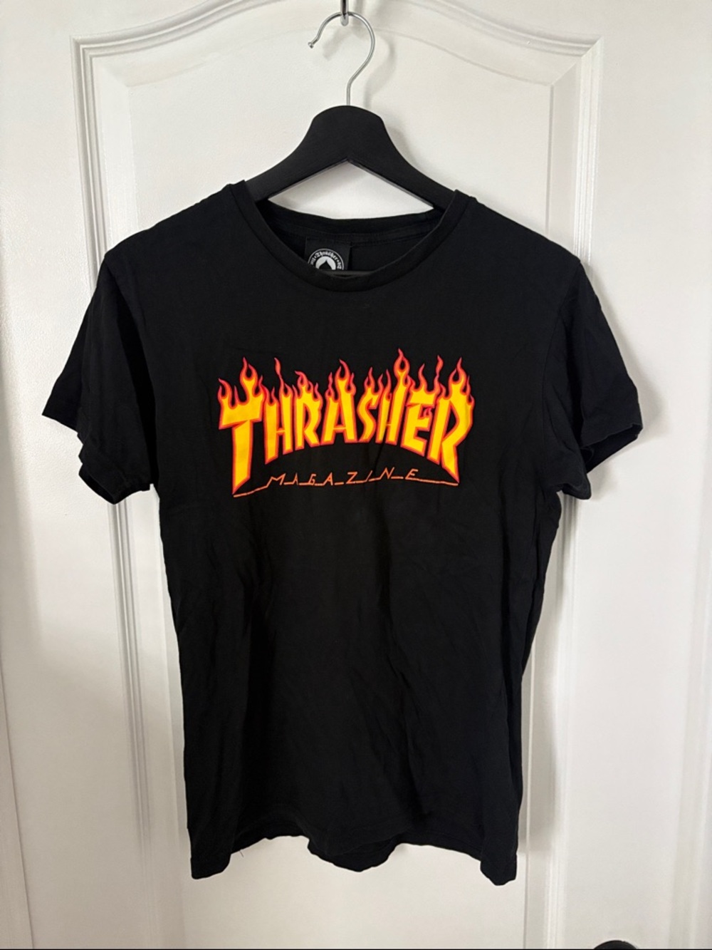 Mens Thrasher Magazine Flame Logo T-Shirt